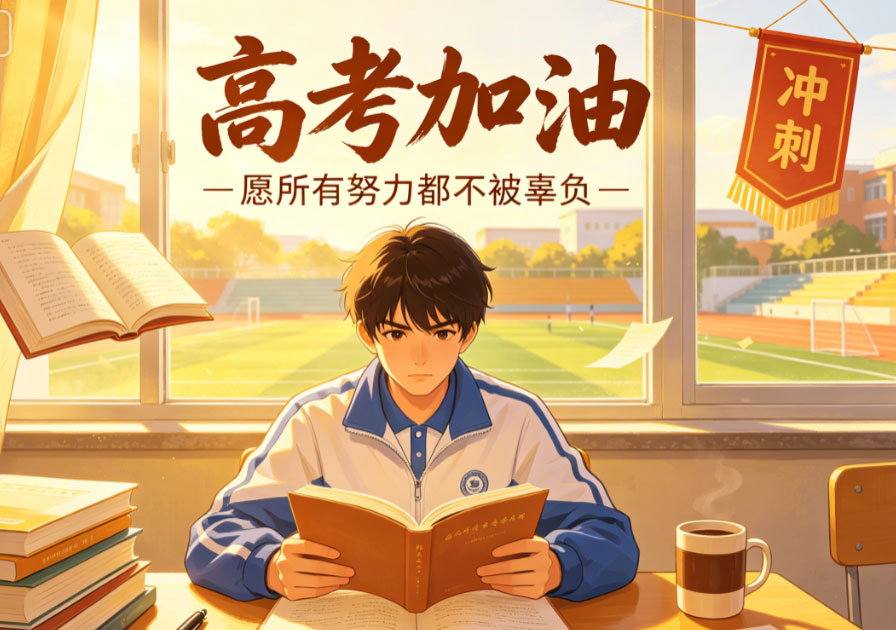 祝全体考生乘风破浪，高考大捷！